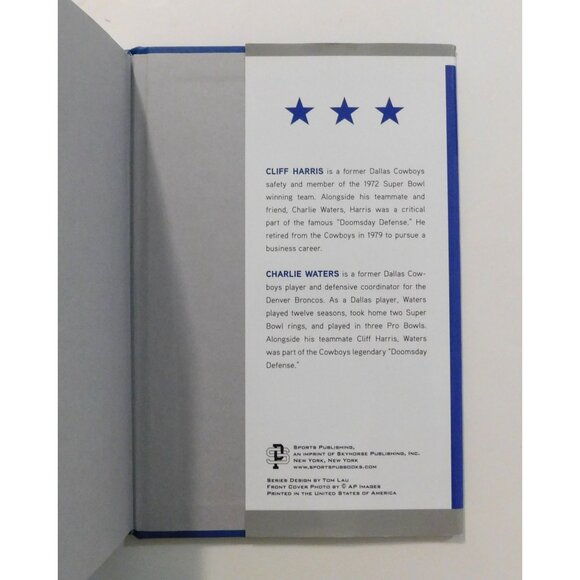 Tales From The Dallas Cowboys Sideline By Cliff Harris Charlie Waters 2011 HB DJ - Picture 4 of 5